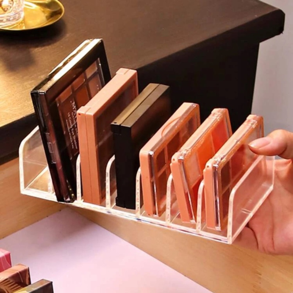 SHEIN Clear Plastic Makeup Holder